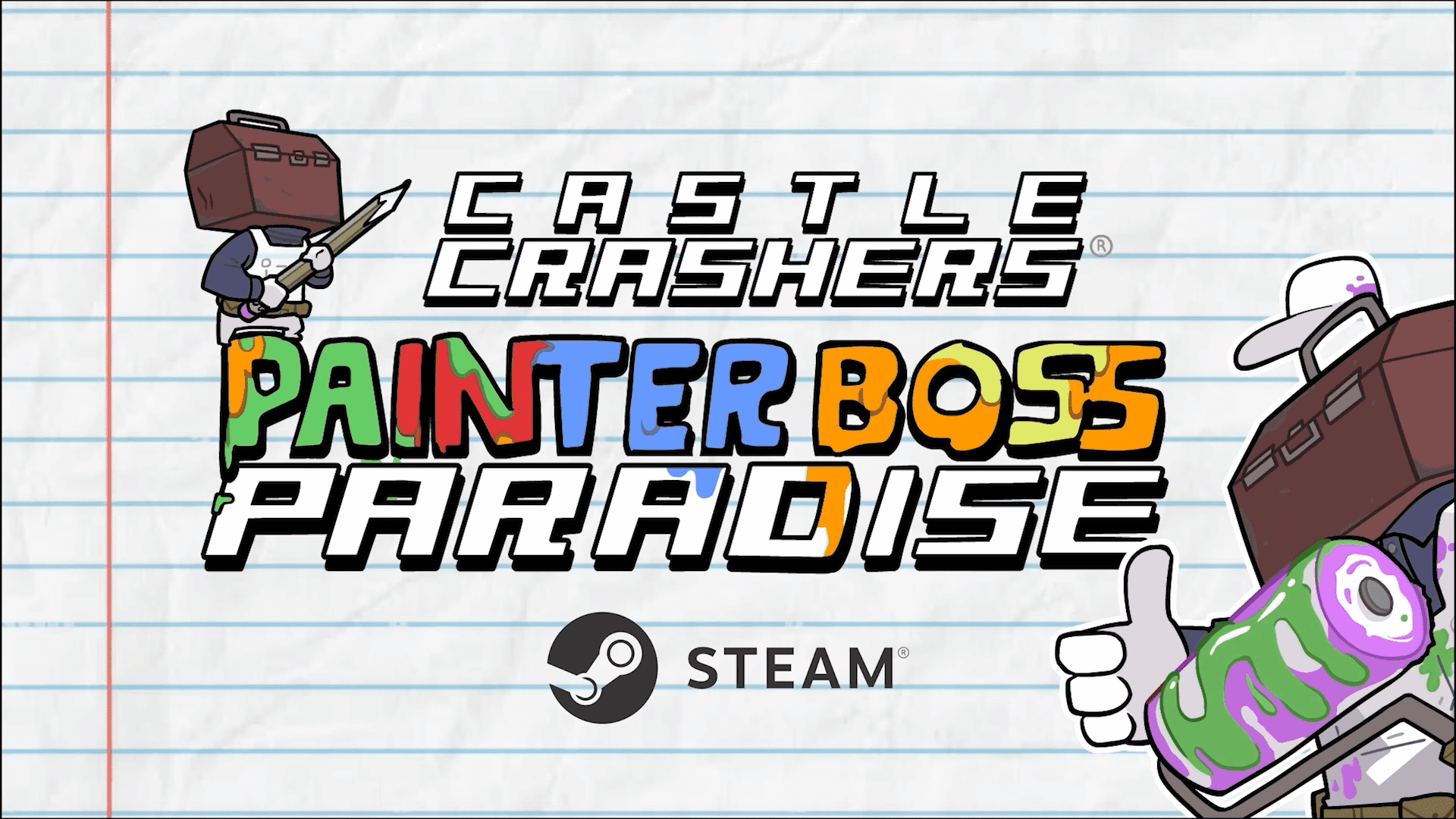 Castle Crashers: Painter Boss Paradise artwork 3