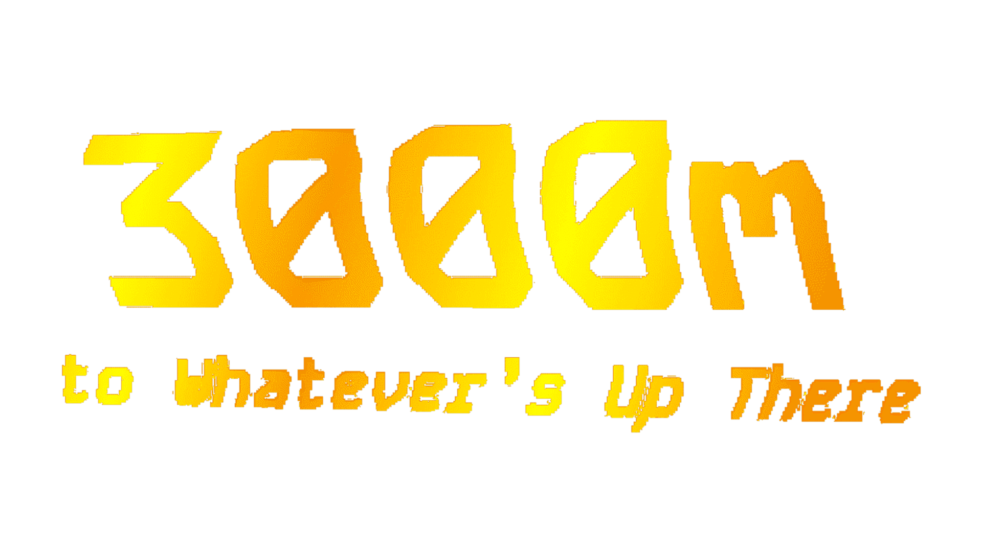 3000m to Whatever’s up There artwork 2