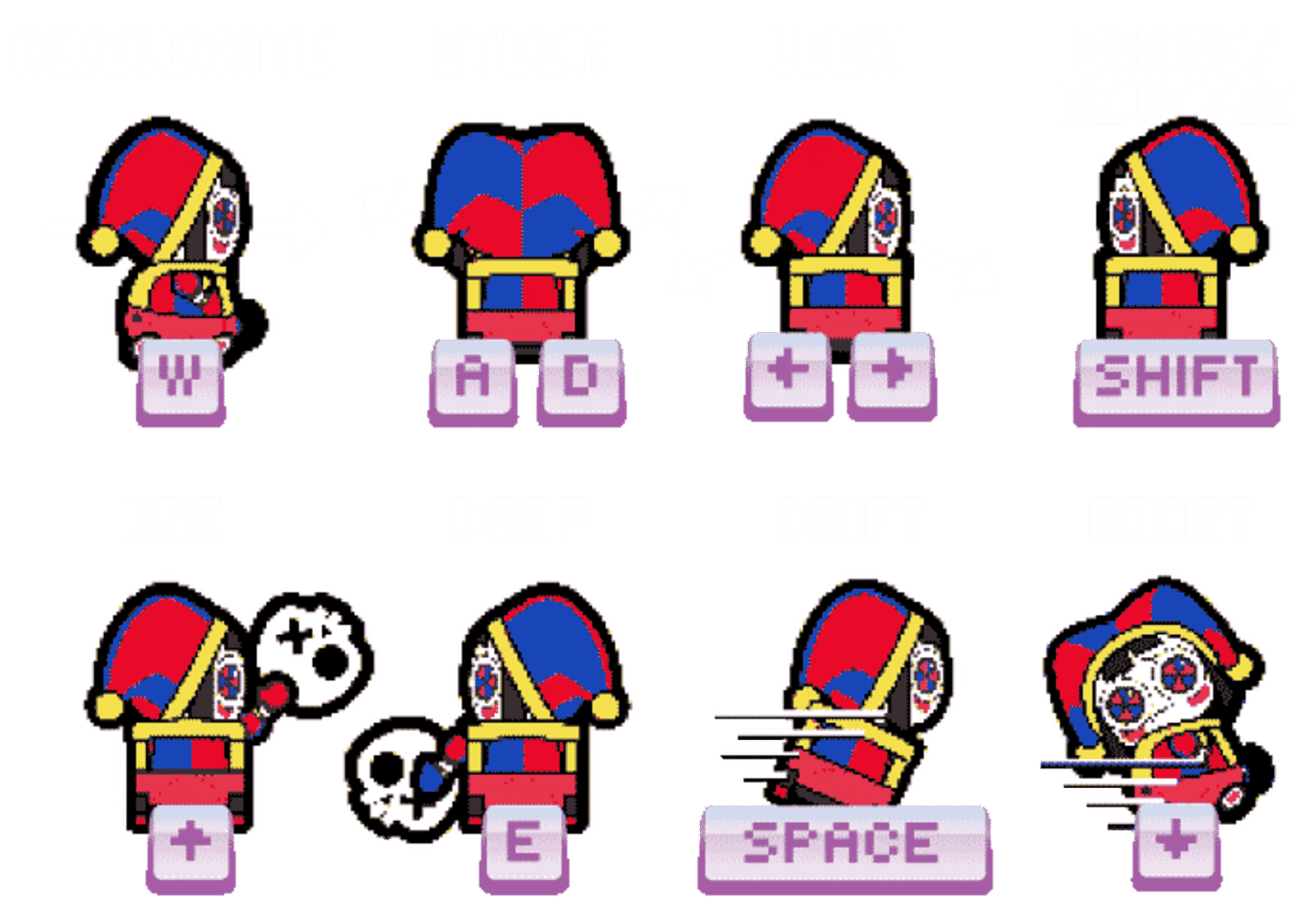 Glitch Karts artwork 2