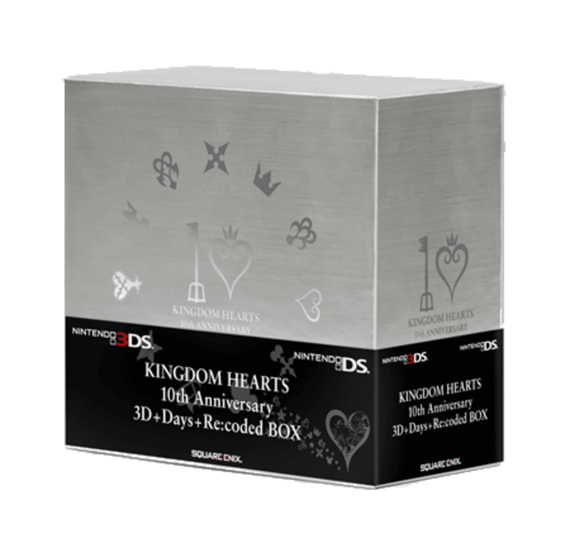 Kingdom Hearts 10th Anniversary 3D+Days+Re:coded Box artwork 3