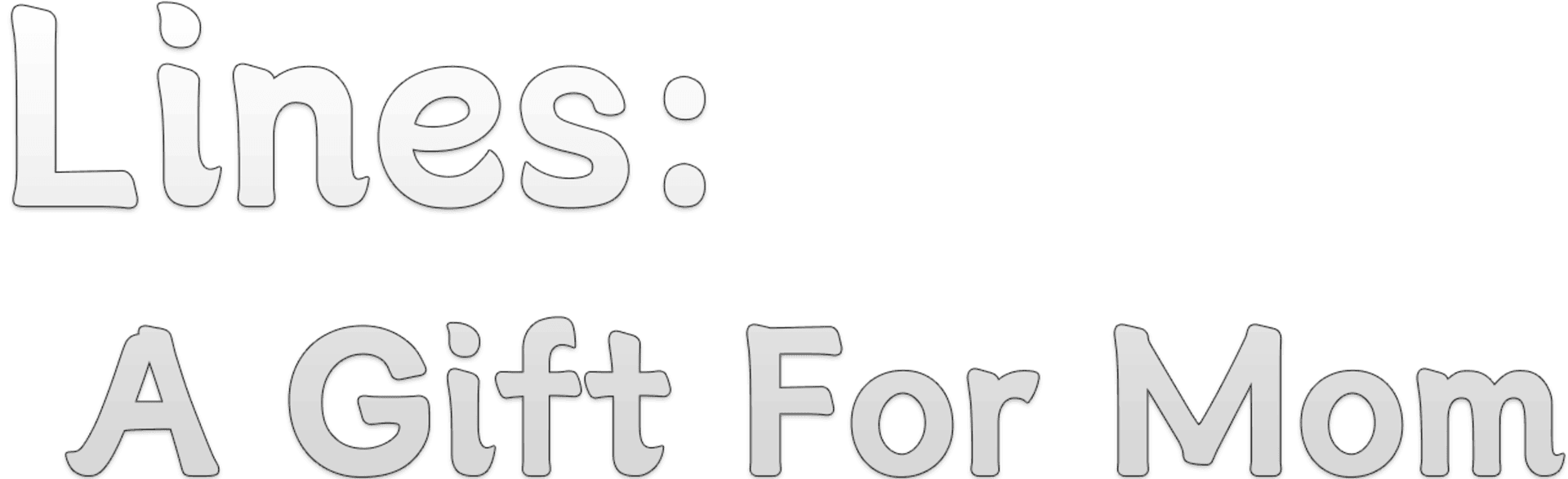 Lines: A Gift for Mom artwork 2