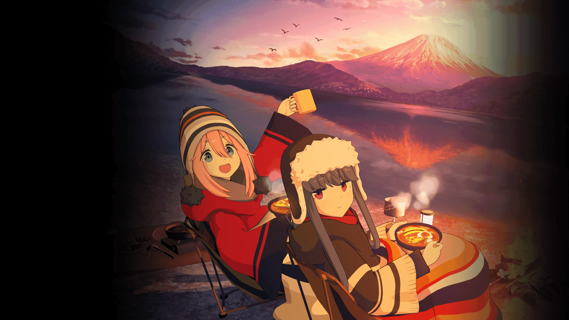 Laid-Back Camp: Virtual - Lake Motosu artwork 2