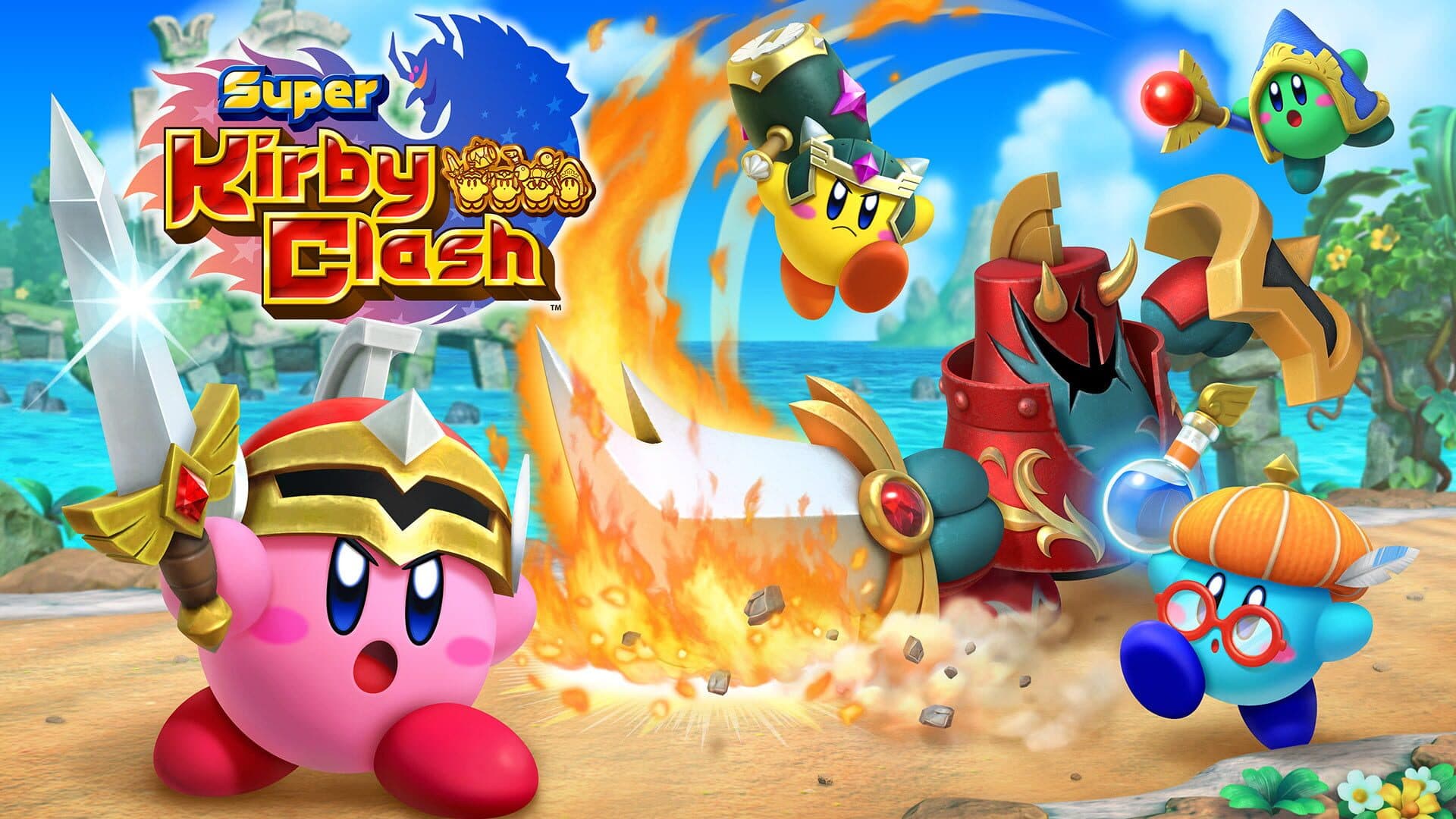 Super Kirby Clash artwork 1