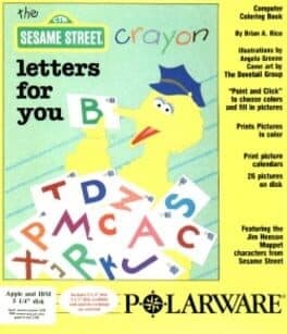 Sesame Street Crayon: Letters For You