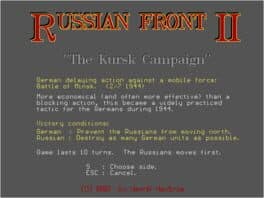 Russian Front II: The Kursk Campaign
