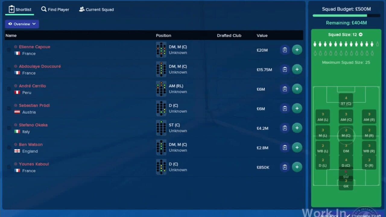 Football Manager 2018 screenshot 1