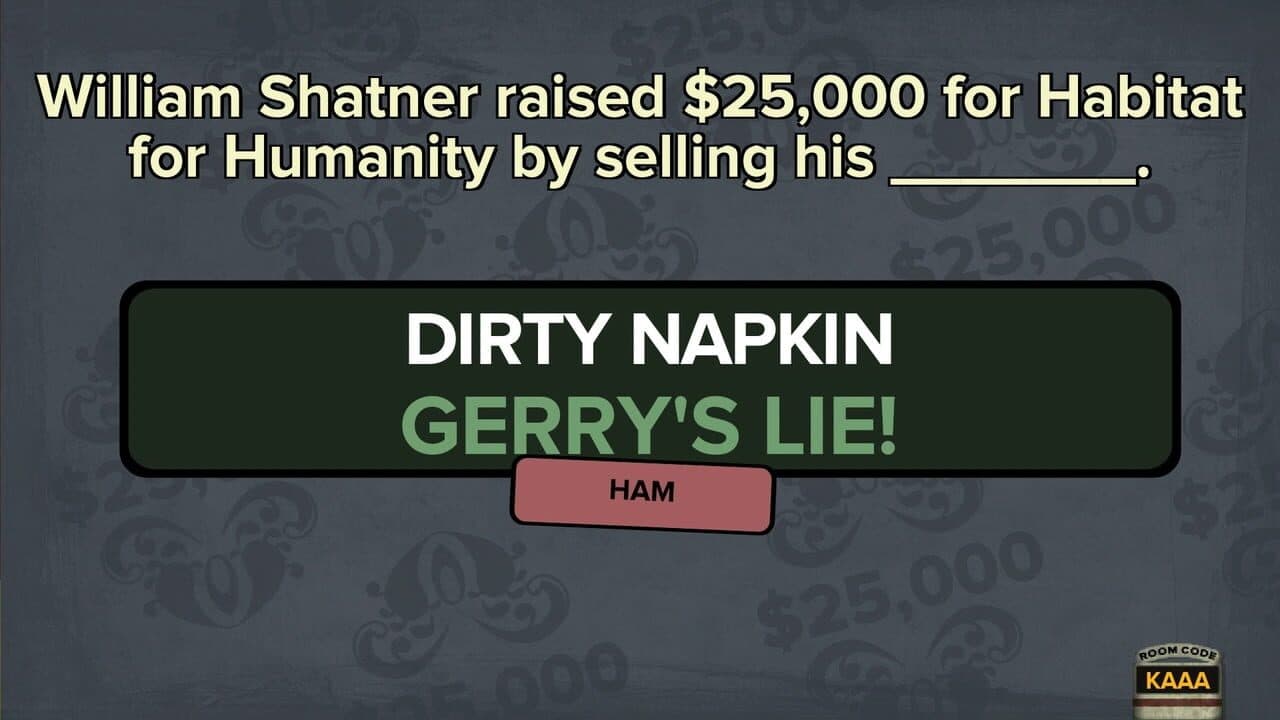 Fibbage screenshot 1