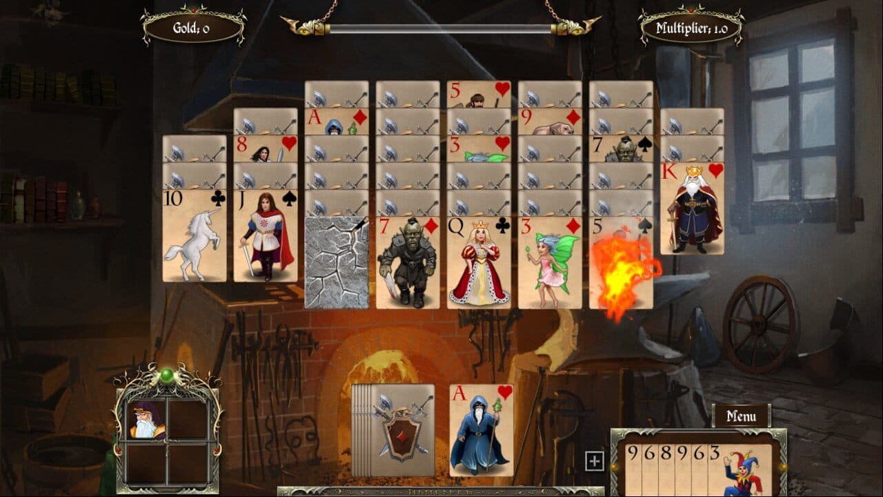 Legends of Solitaire: Curse of the Dragons screenshot 1