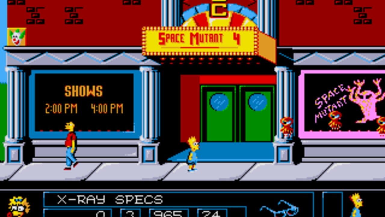 The Simpsons: Bart vs. The Space Mutants screenshot 1