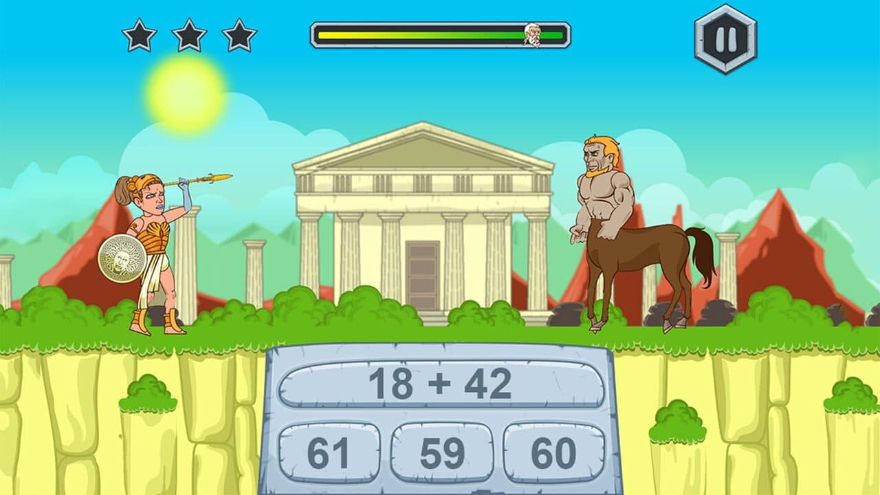 Zeus vs Monsters: Math Game for Kids screenshot 1