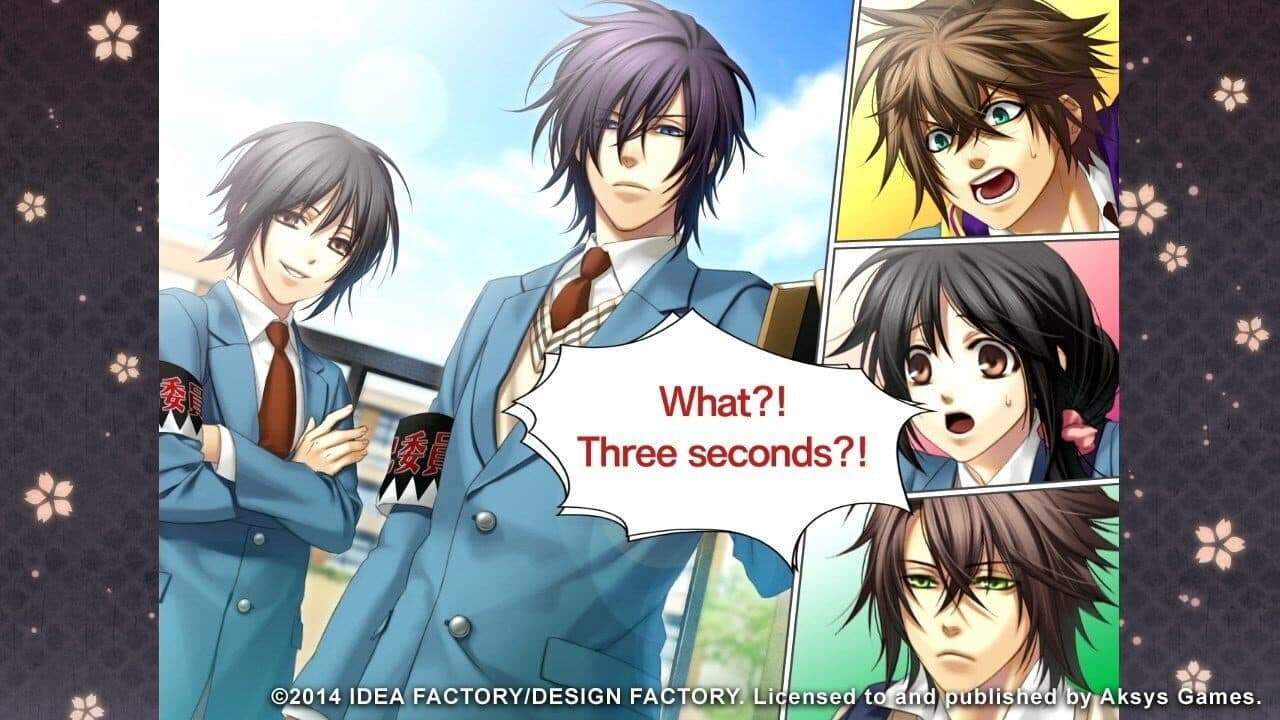 Hakuoki: Stories of the Shinsengumi screenshot 1
