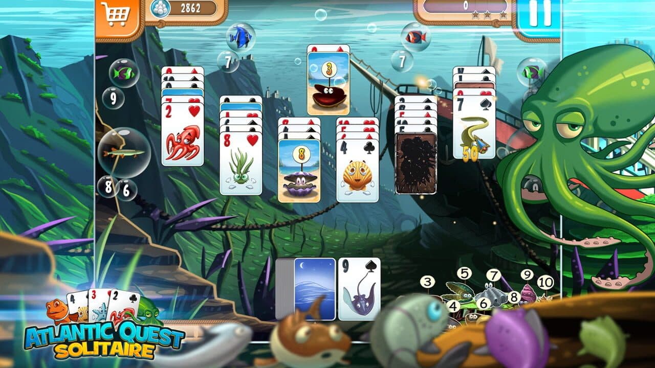 Atlantic Quest Solitaire screenshot 1