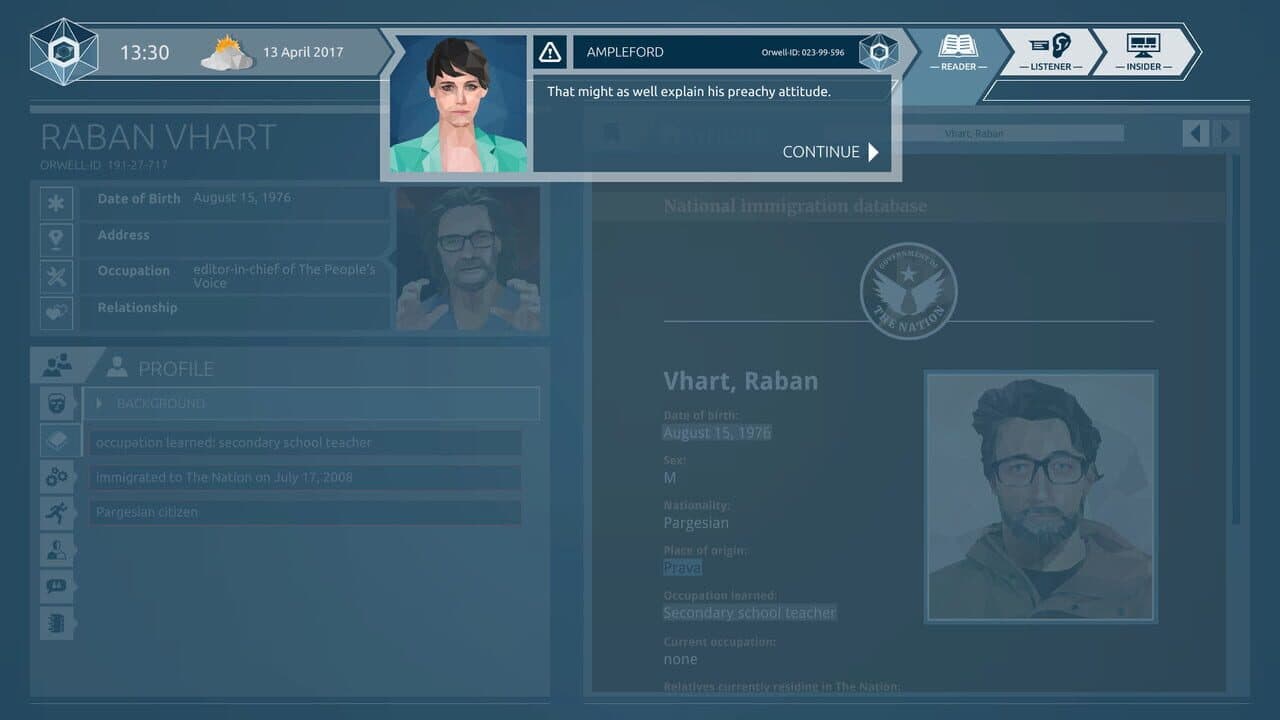 Orwell: Ignorance is Strength screenshot 1