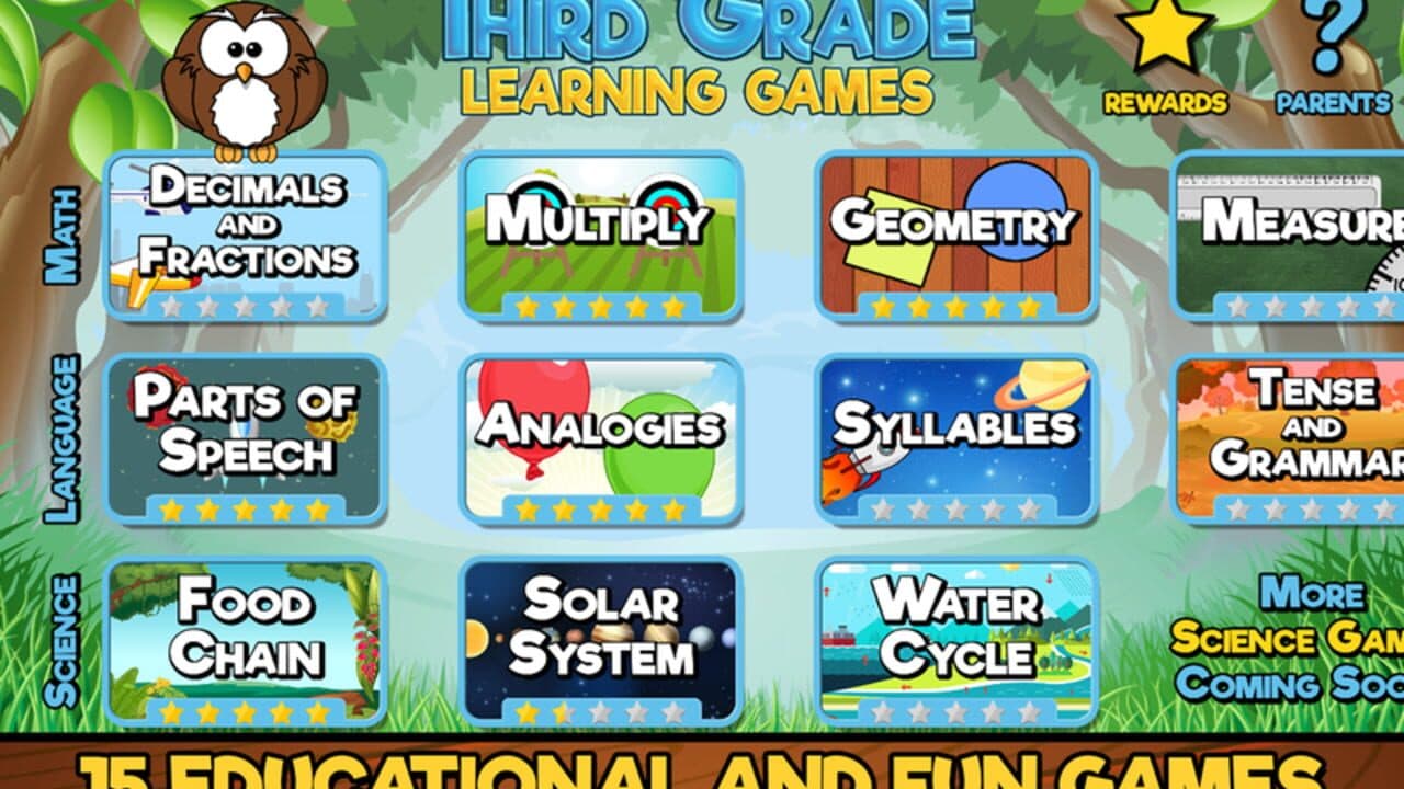Third Grade Learning Games screenshot 1