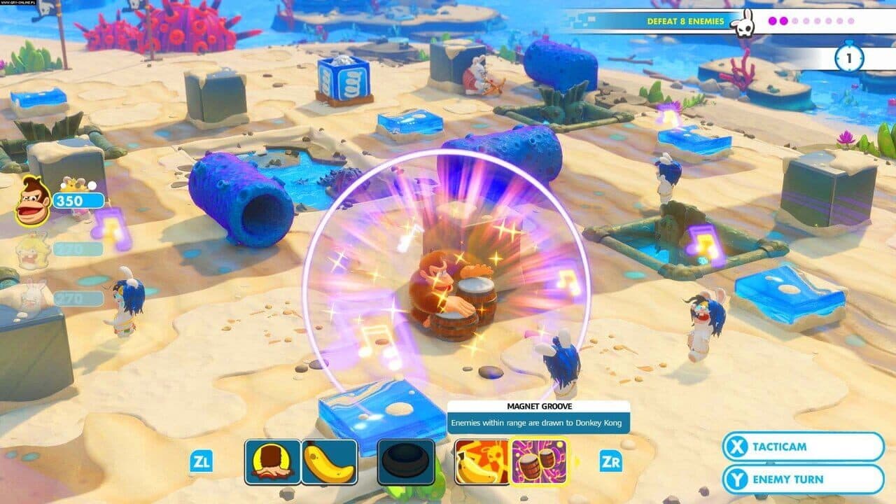 Mario + Rabbids Kingdom Battle: Donkey Kong Adventure screenshot 1