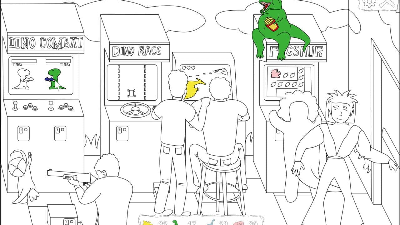 100 Hiddensaurs: Eighties screenshot 1