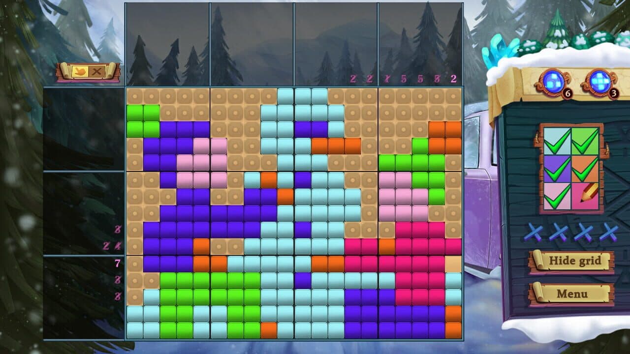 Adventure Mosaics: Winter Holidays screenshot 1