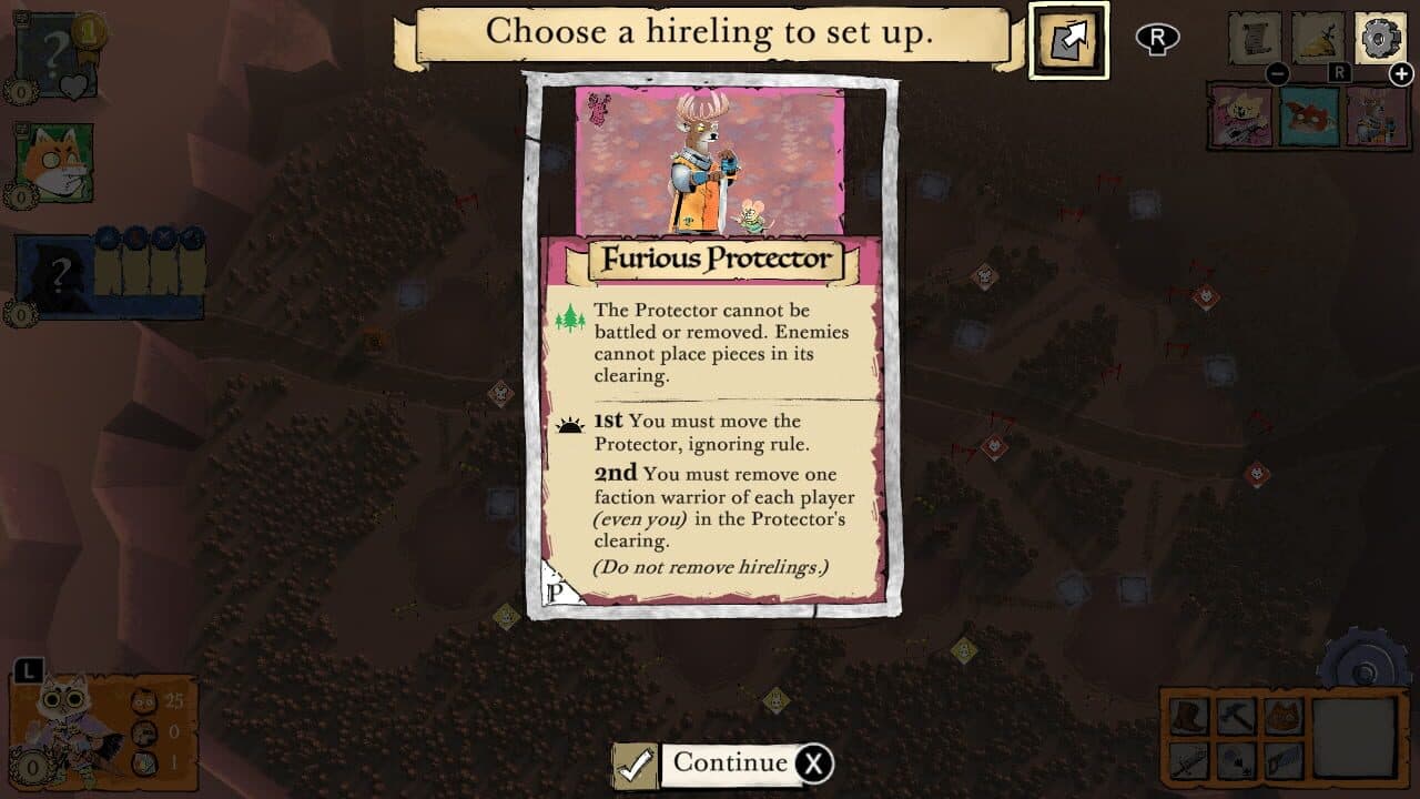 Root: Hirelings & Landmarks screenshot 1