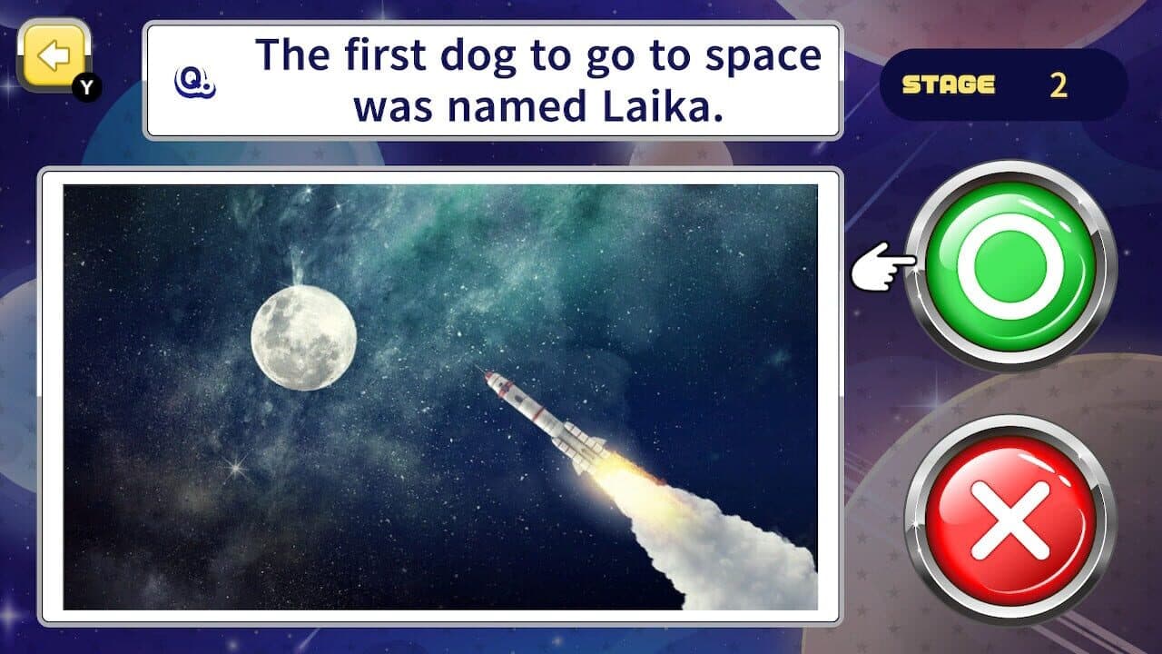 Star Quiz Airline Two-Choice Universe screenshot 1