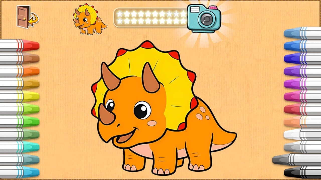 Crayon Little Dino screenshot 1