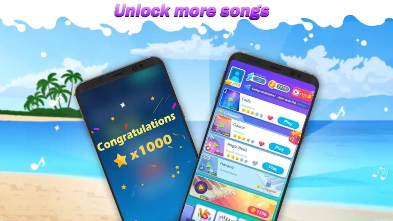 Magic Piano Tiles 2018 - Music Game screenshot 1