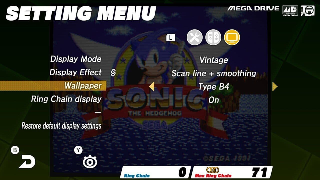 Sega Ages: Sonic the Hedgehog screenshot 1