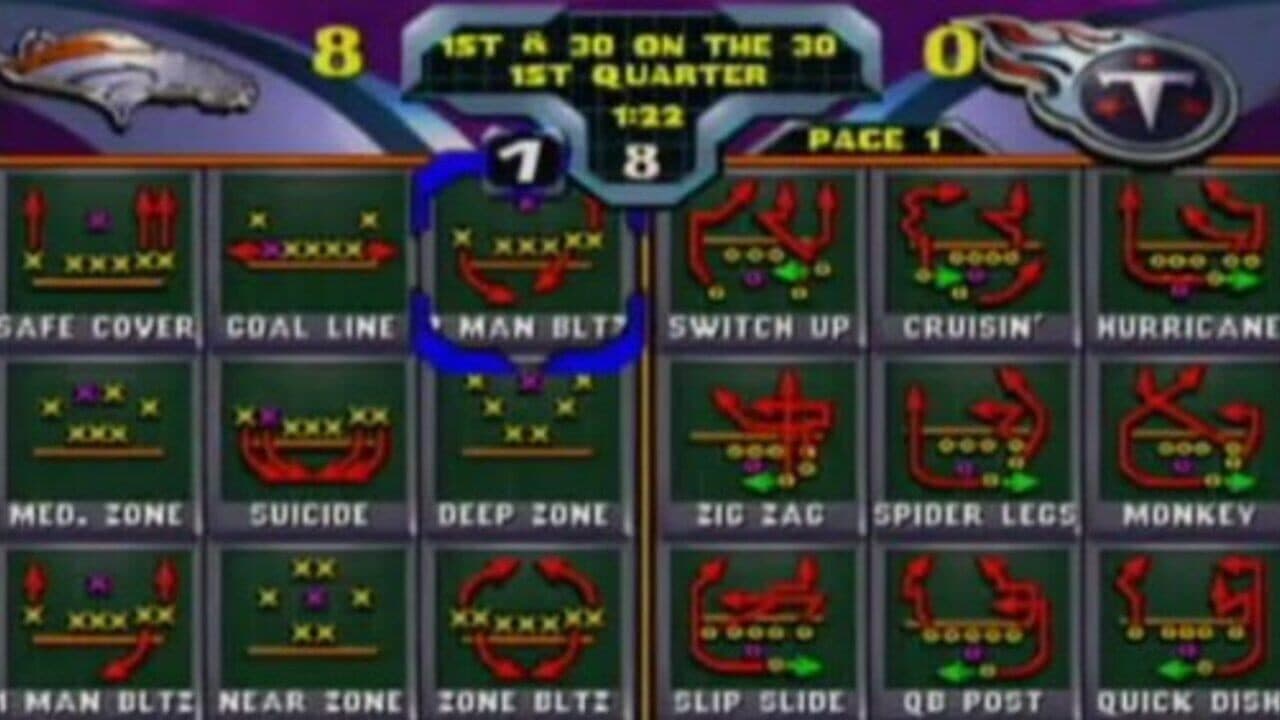 NFL Blitz 2000 screenshot 1