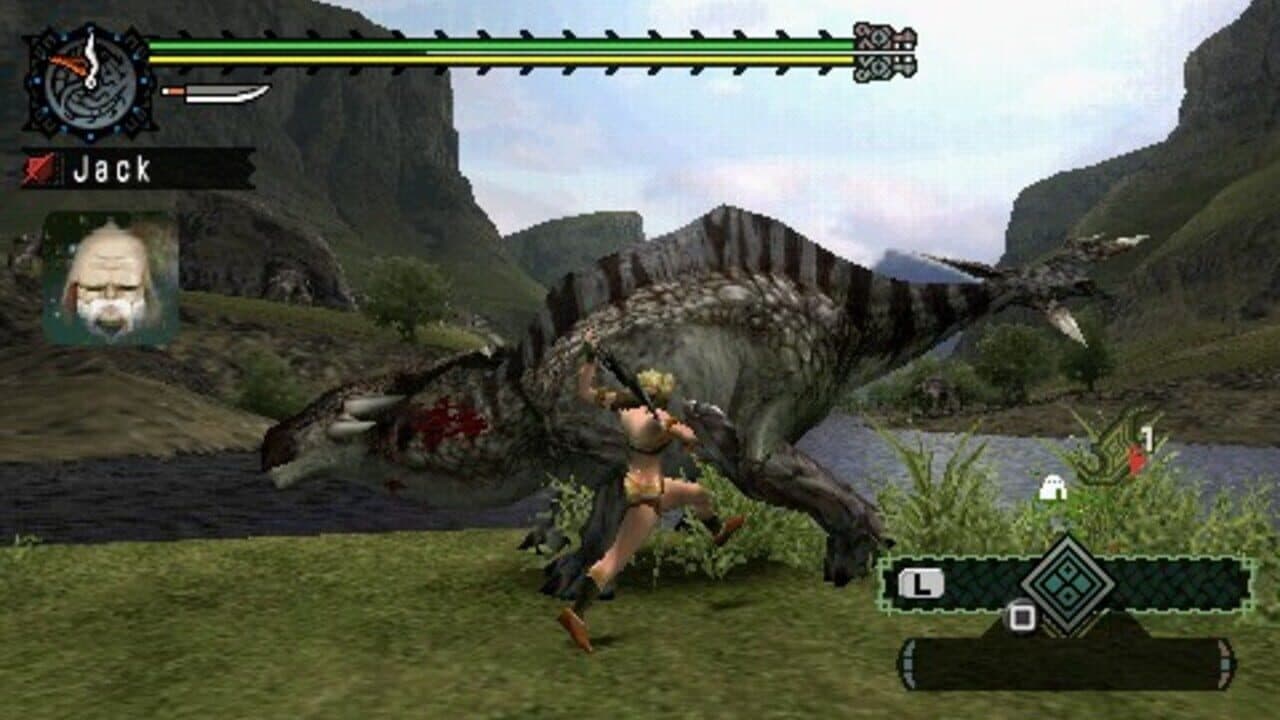 Monster Hunter Freedom screenshot 1