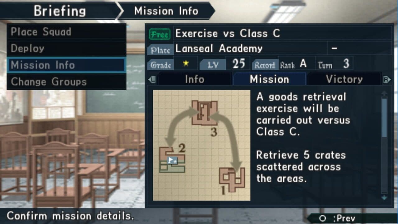 Valkyria Chronicles 2: Exercise vs. Class C screenshot 1