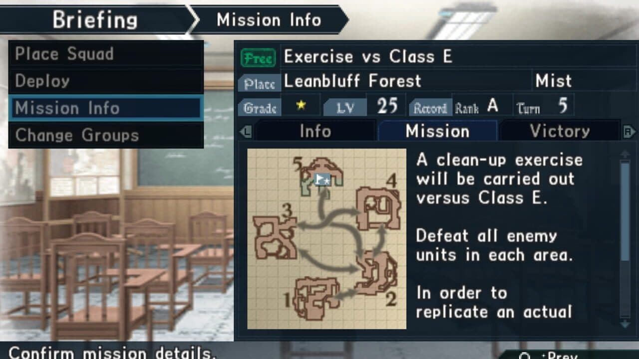 Valkyria Chronicles 2: Exercise vs. Class E screenshot 1