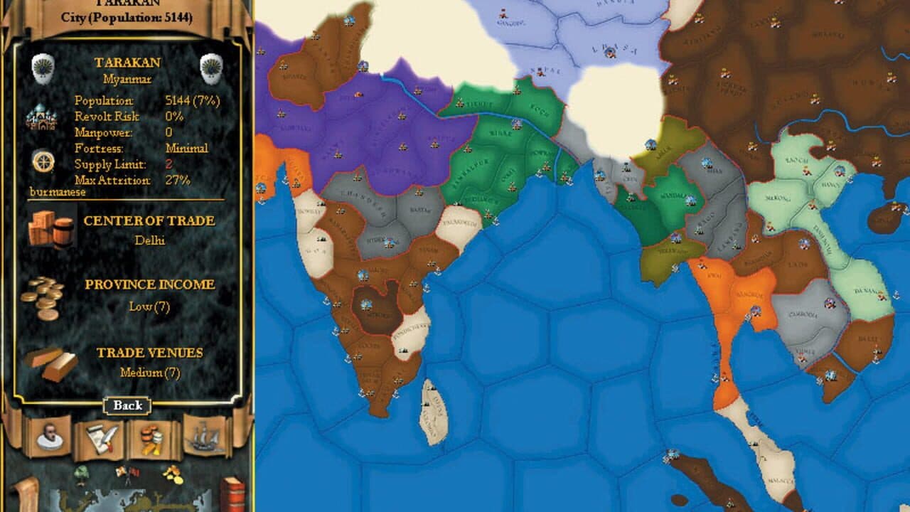 Europa Universalis II screenshot 1