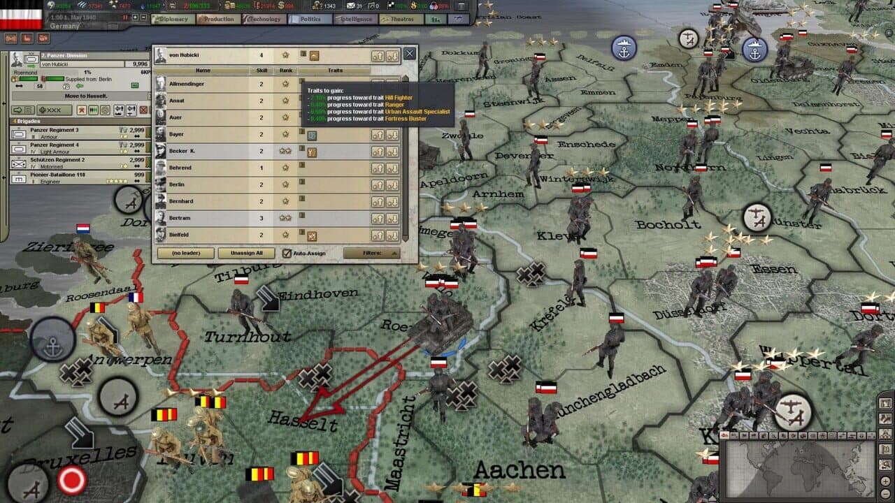 Hearts of Iron III: Their Finest Hour screenshot 1