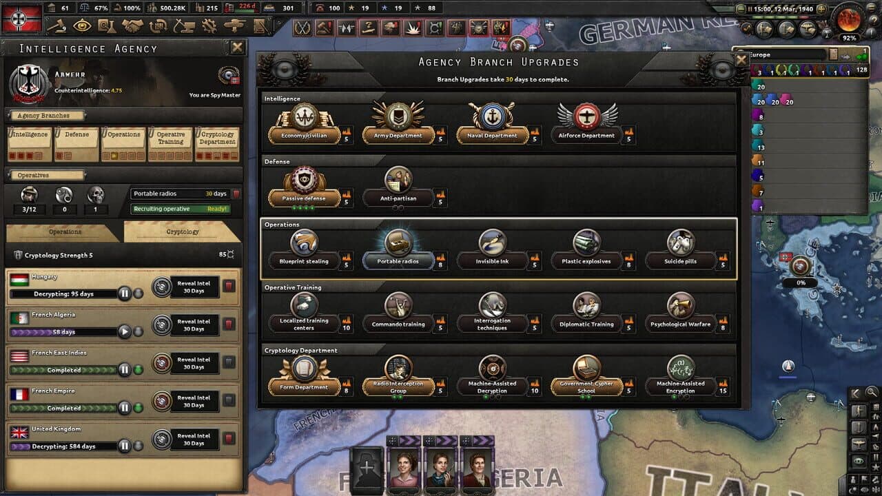 Hearts of Iron IV: La Résistance screenshot 1