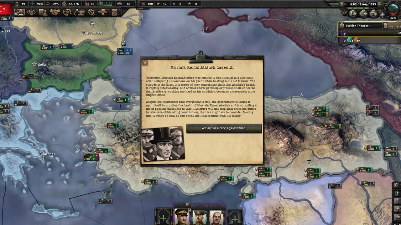 Hearts of Iron IV: Battle for the Bosporus screenshot 1