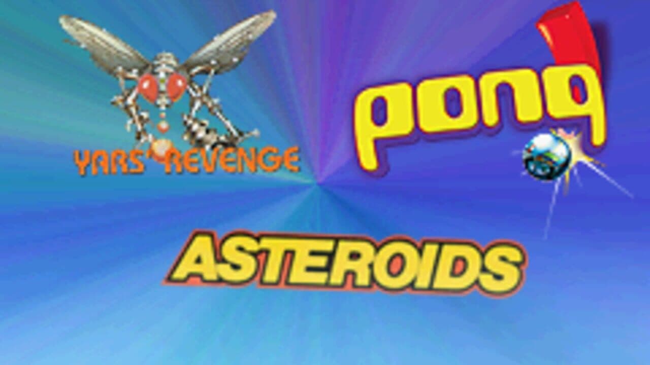 Asteroids / Pong / Yars' Revenge screenshot 1