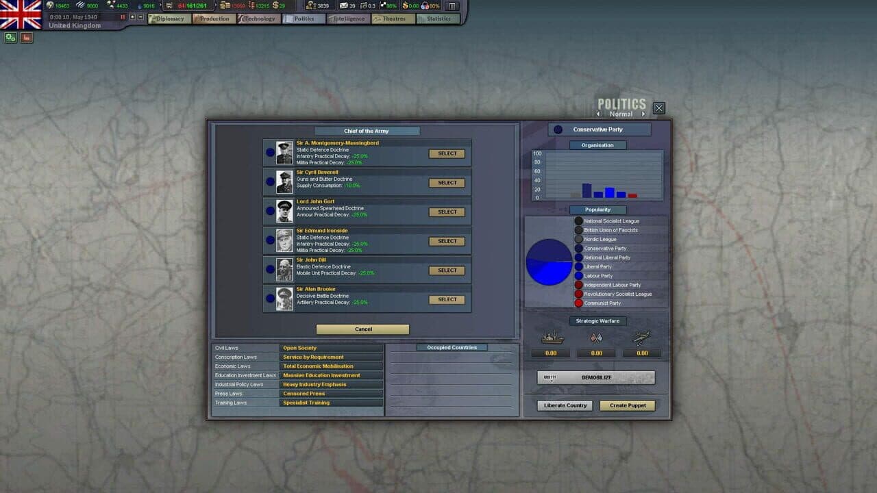 Hearts of Iron III: DLC Collection screenshot 1