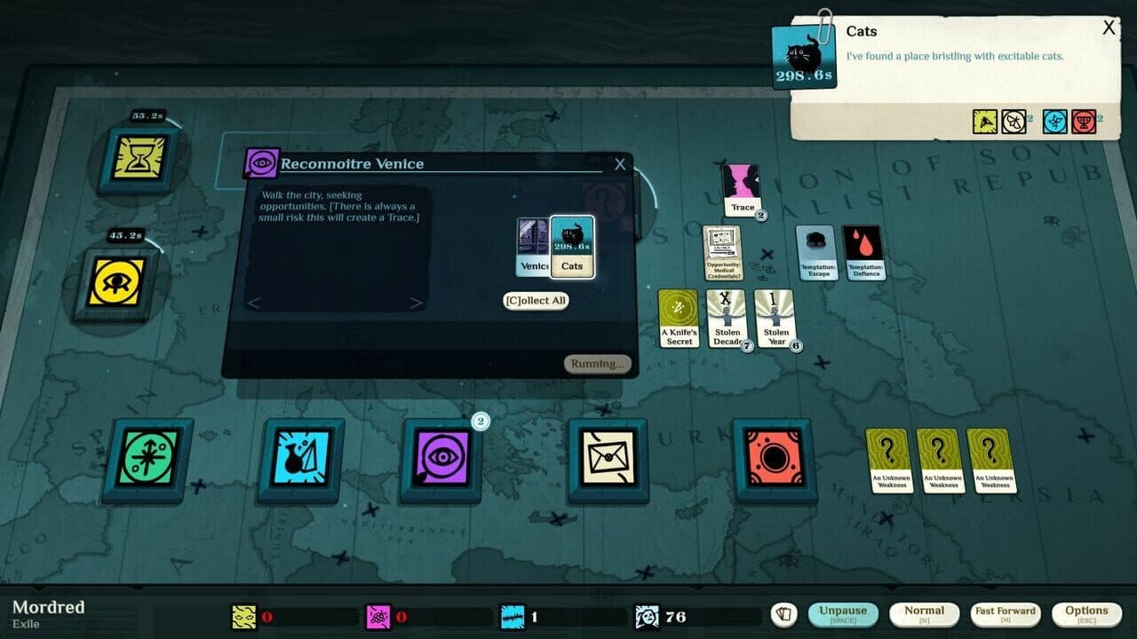 Cultist Simulator: The Exile screenshot 1
