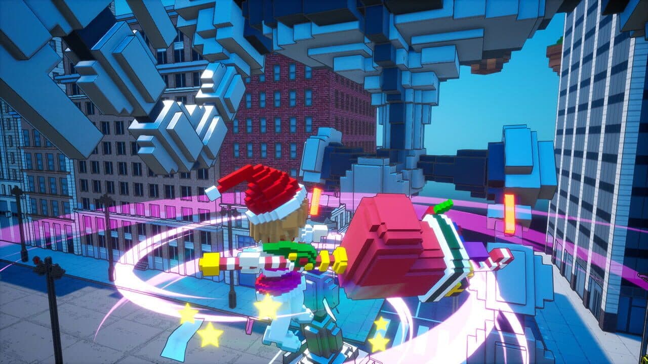 Earth Defense Force: World Brothers - Riho Futaba, Merry Santa Costume screenshot 1