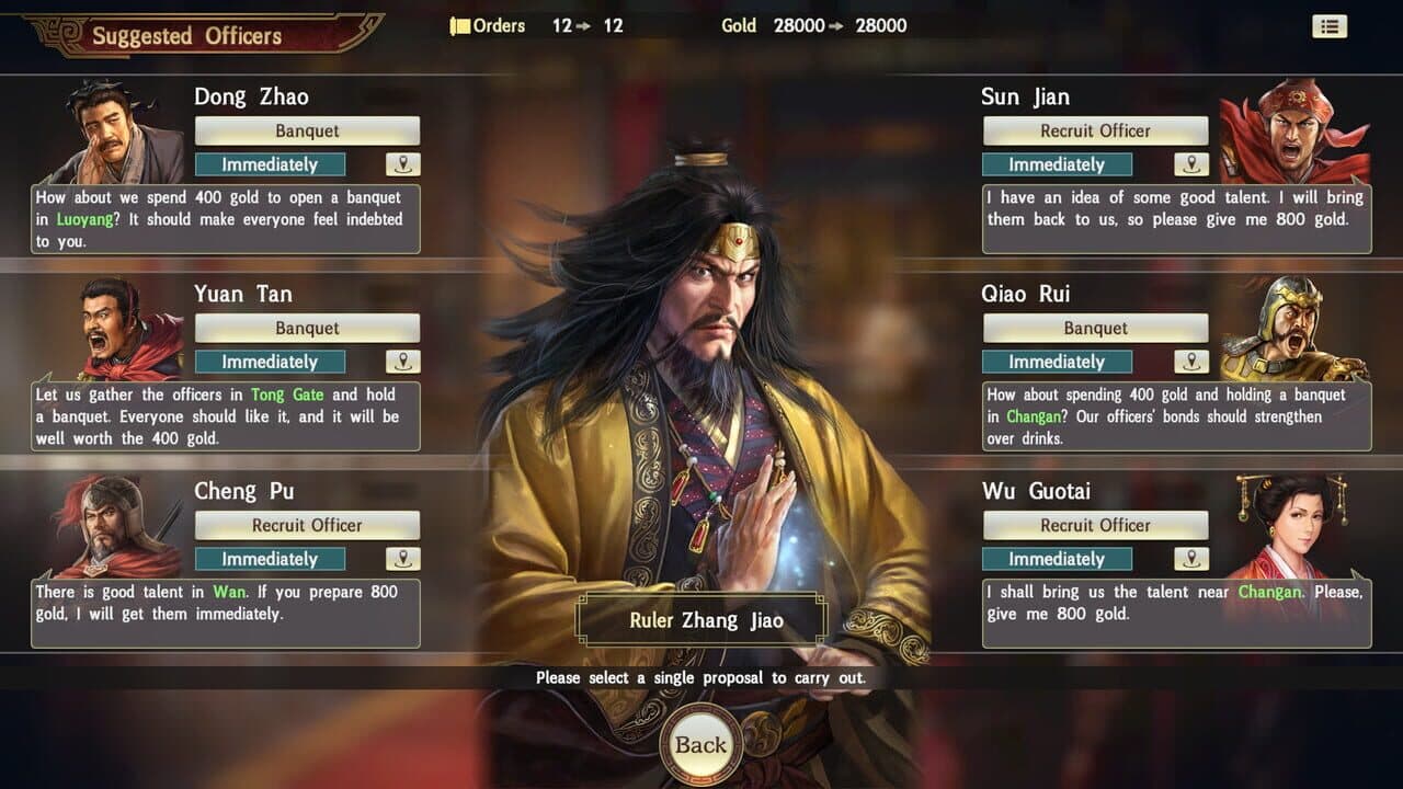 Romance of the Three Kingdoms XIII: Scenario - A Yellow Sky screenshot 1