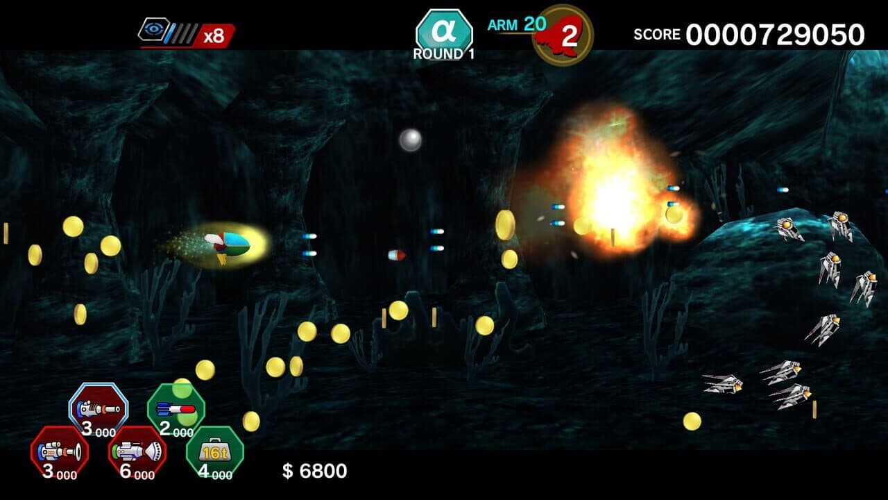 Dariusburst: Chronicle Saviours - Fantasy Zone screenshot 1