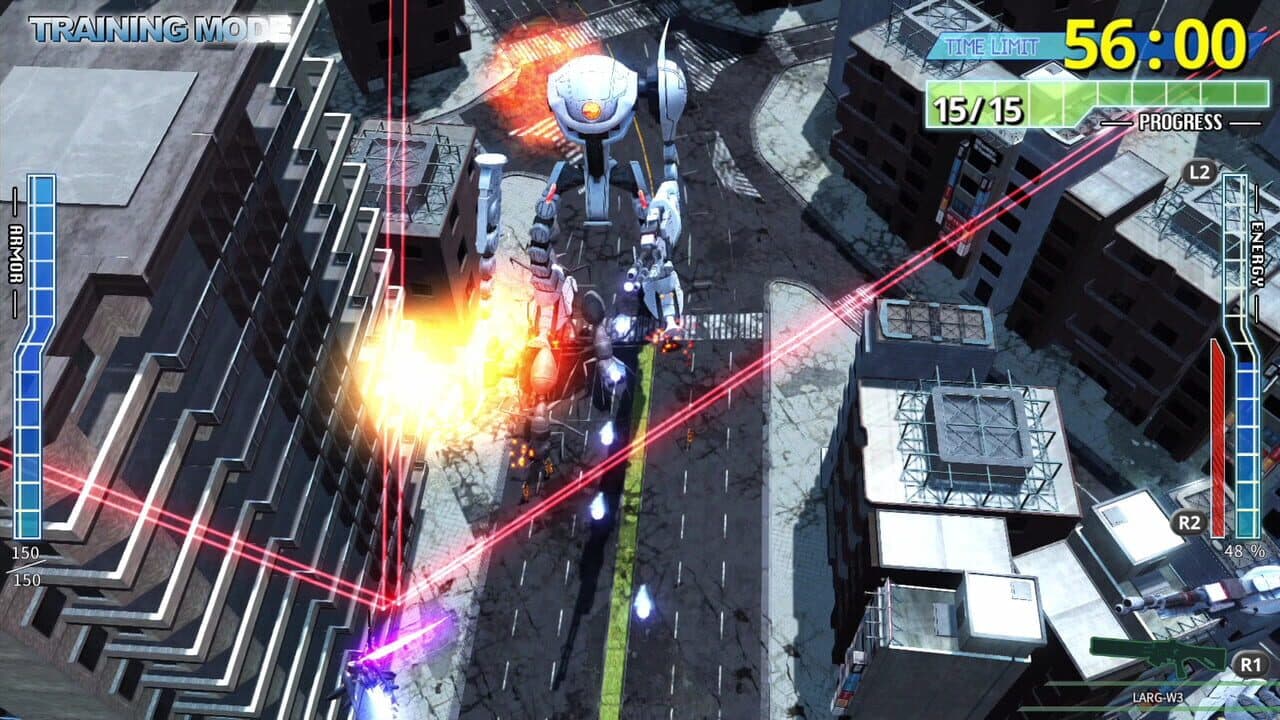 Earth Defense Force 4.1: Wing Diver the Shooter - Training Mode screenshot 1