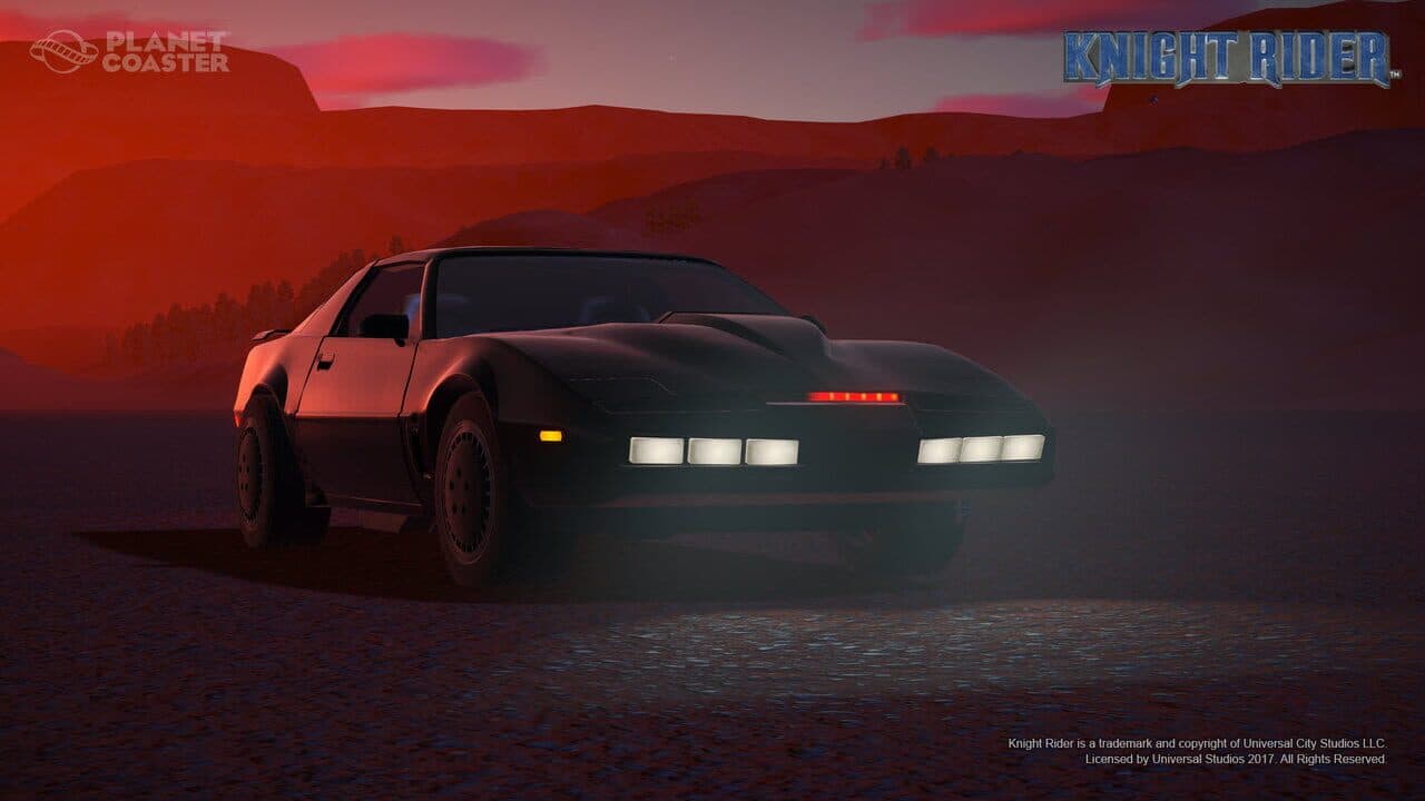 Planet Coaster: Knight Rider K.I.T.T. Construction Kit screenshot 1