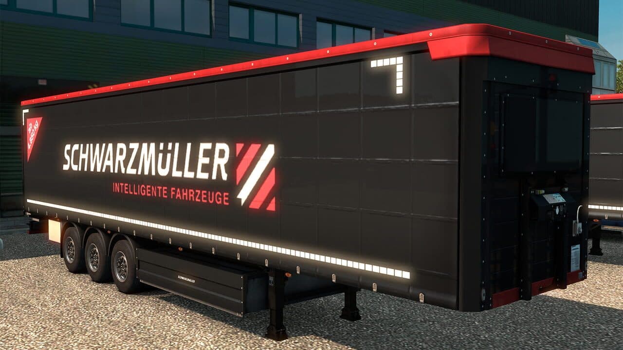 Euro Truck Simulator 2: Schwarzmüller Trailer Pack screenshot 1