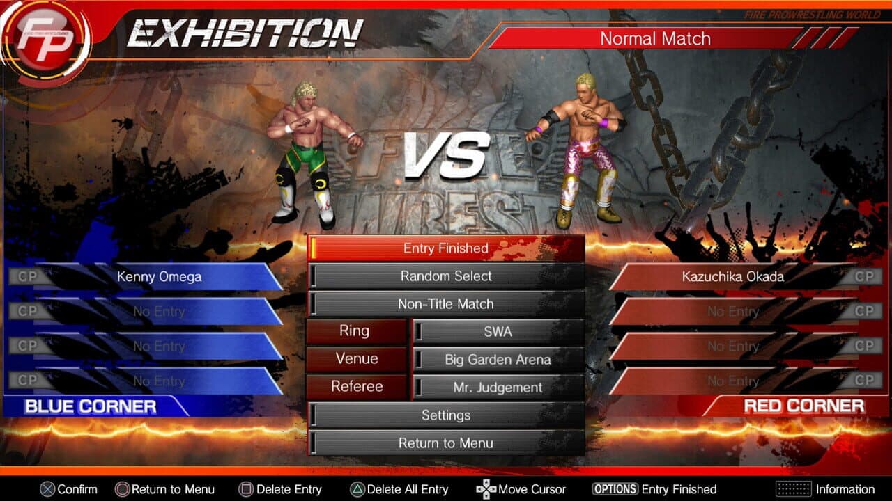 Fire Pro Wrestling World: New Japan Pro-Wrestling Collaboration screenshot 1