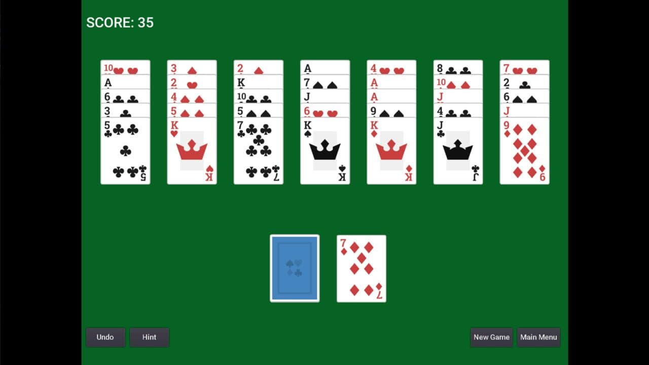 Golf Solitaire Simple screenshot 1