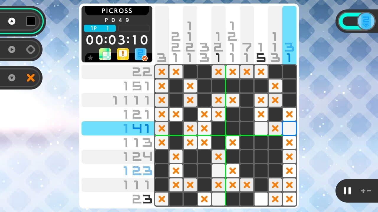 Picross S7 screenshot 1
