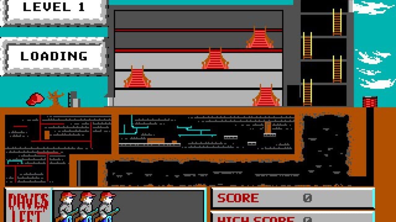 Dangerous Dave in the Haunted Mansion screenshot 1