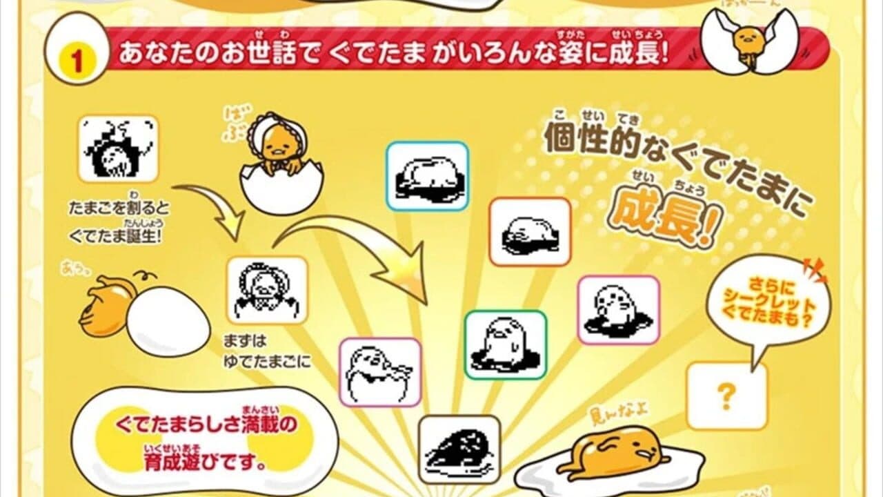 Gudetama Tamagotchi screenshot 1
