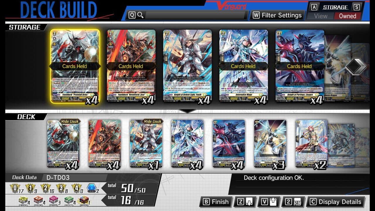 Cardfight!! Vanguard: Dear Days - Additional Deck D-TD03: Raika Koshiba - Skyfall Executors screenshot 1