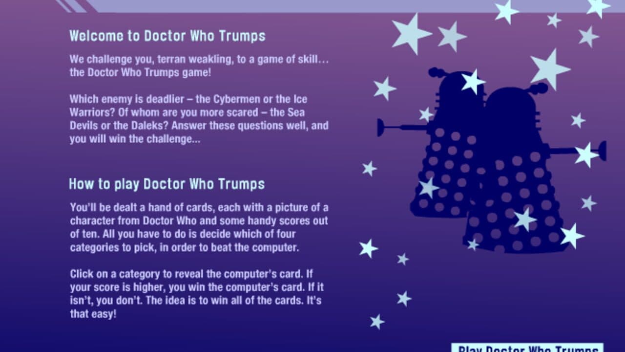 Doctor Who Trumps screenshot 1